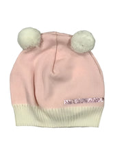 Glossy Print 'Emporio Armani' Knitted Beanie Hat