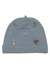 Squirrel Embroidered Beanie Hat