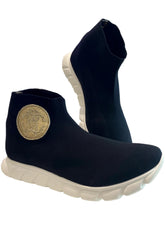 Embroidered 'RC' Logo Sock Style Shoes