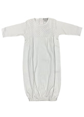 White Baby Grand Sack Baby Gown
