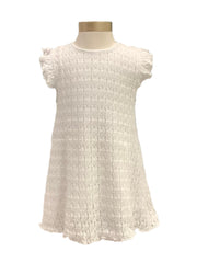White Dress Lacy Crochet Dress