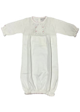 White Soft Knitted Baby Gowns Baby Gown