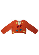 Applique Orange Bolero