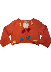 Applique Orange Bolero