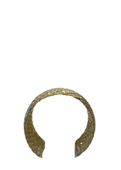 Gold Gridlock Cuff Bracelet