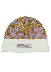 Pink Barocco Frenzy Baby Hat