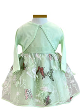 Butterfly Dress with Cardigan