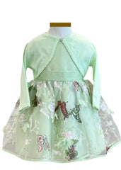 Butterfly Dress with Cardigan