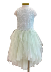 Green Layered Tulle Dress