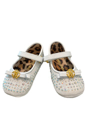 All-Over Rhine Stone with Strap Baby Shoes