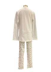 Beach Accessories Print Pyjama Top and Trouser Set
