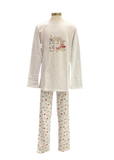 Beach Accessories Print Pyjama Top and Trouser Set