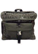 All-Over 'EMPORIO ARMANI' Design Junior Backpack