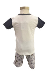 'El Gordito' Print Pyjamas Top and Short Set