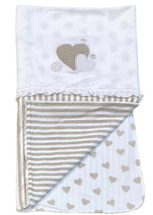 Mayoral Heart Embroidered Blanket