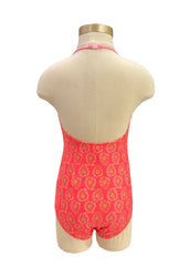 Red Orange Indian Paisley Swimsuit