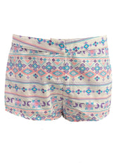 Multi Tribal Print Swim Shorts