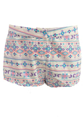 Multi Tribal Print Swim Shorts