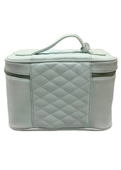 Blue Criss-Cross Beauty Wash Bag