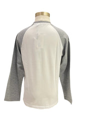 White Gray Big Bike Long Sleeve T-Shirt
