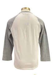 White Gray Wild Dinosaur Long Sleeve T-Shirt