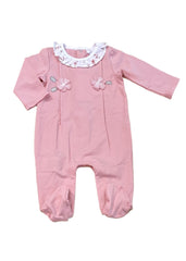 Floral Embroidered Applique Romper