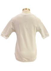 White Horsehead and Floral Print Maxi Long Sleeve T-Shirt