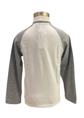 White Little Drummer Raccoon Long Sleeve T-Shirt