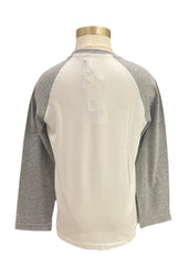 White Touchdown Long Sleeve T-Shirt