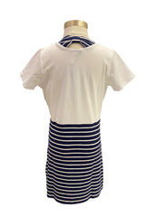 White Blue Multi From Italy with Love Dress