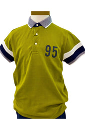 Pattern Collar Polo Shirt