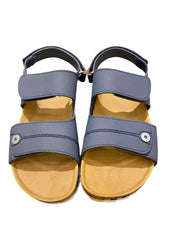 Navy Blue Two Straps Sandals