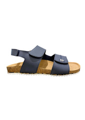 Navy Blue Two Straps Sandals