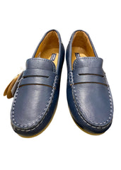 Navy Blue Topsider Marino School Shoes