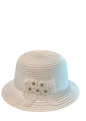Ivory Raffia Style Hat