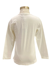 White Multi Pet on Mushroom Long Sleeve T-Shirt