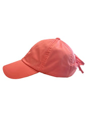Embroidered Coral Eagle Logo Hat