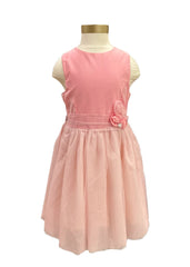 Pink Princess with Floral Design Dress
