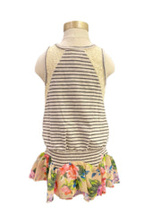 Multi Stripes and Flowers Dress