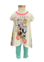 Multi Puppies and Kittens Leggings Set