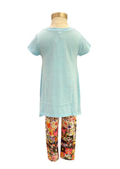 Multi Peace, Love and Pink Bug Leggings Set