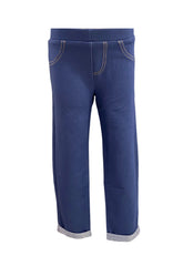 Blue Stretch Jeggings