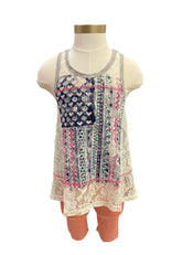 Multi Heather Grey Leggings Set