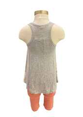 Multi Heather Grey Leggings Set