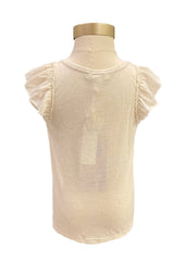 Beige Orange Popsicle Tangerine Short Sleeve T-Shirt