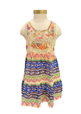 Floral Lace Racer Back Dress