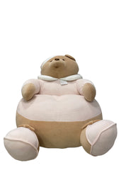 Bear Pink Beige Pouf