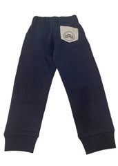 Navy Blue with Three Pockets Tracksuit Trousers