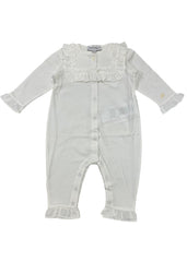Ruffle Square Collar Romper Suit