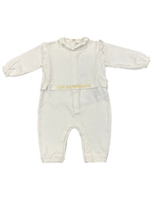 Golden Armani Print Romper Suit